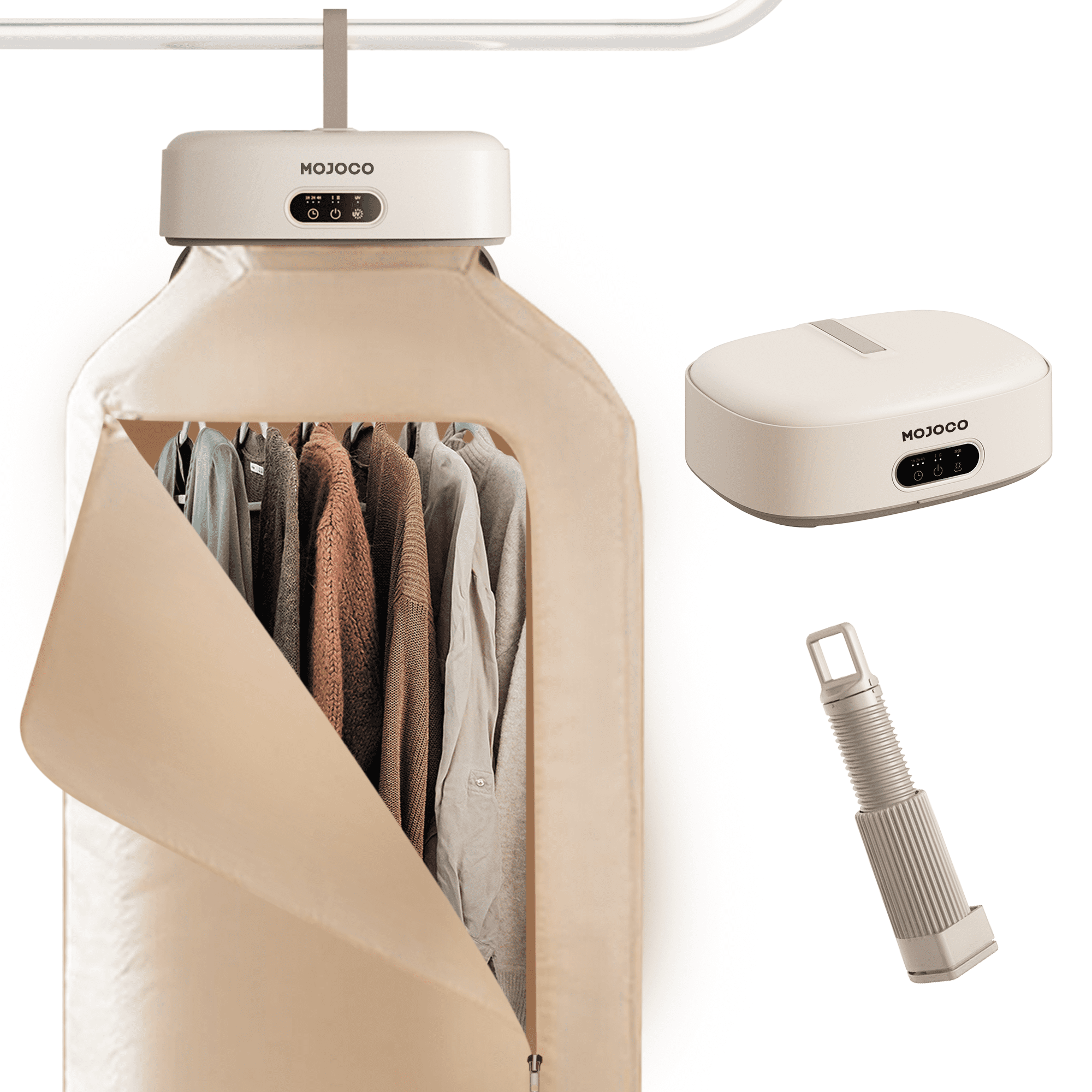 Mojoco Electric Portable Clothes Dryer - 600W Mini Clothes Dryer for  Apartment, Dorm, RV - Quick and Easy to Use Mini Portable Dryer Machine  with Dryer Bag for Light Clothes, Underwear, Baby