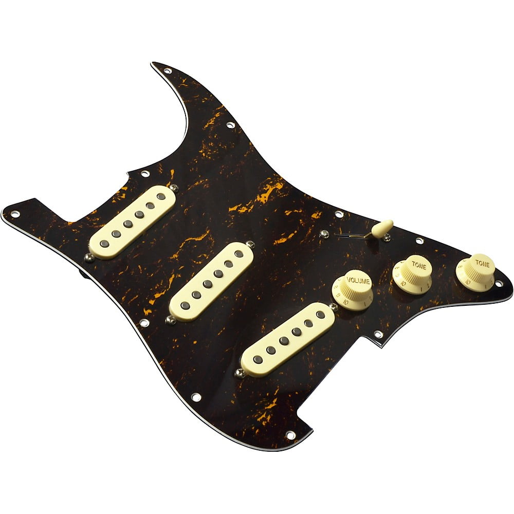 Mojotone 58 Quiet Coil with Hot Bridge Strat Prewired Pickguard