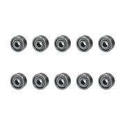 Mojoyce 10pcs Ball Bearings 3x10x4mm 623zz Carbon Steel Deep Groove Miniature Bearings