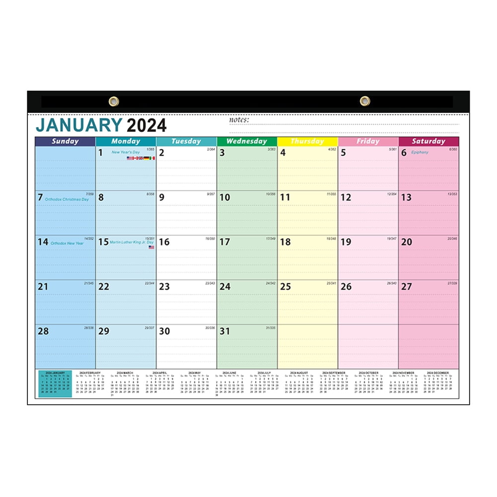Mojoyce 20242025 Desk Calendar Desk Pad Jan 2024 Jun 2025 for