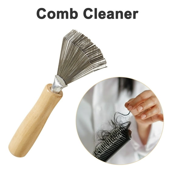 Mojoyce Hair Brush Cleaner Comb Hair Remover Comb Cleaning Rake Hair Brush Metal Wire Hairbrush Cleaning Tool for Home and Salon Use