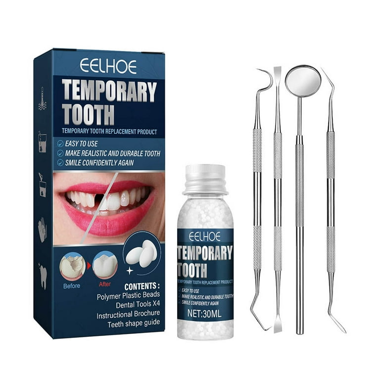 Mojoyce Temporary Tooth Filling Repair False Teeth Solid Glue Dental Repair  Beads 