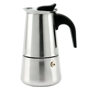 Stainless Steel Stovetop Italian Coffee Maker Espresso 12 Cup Moka Pot –  Luv Muggs