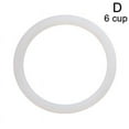 thumbnail image 1 of Moka Stove Silicone Rubber Replacement Gasket Seal Espresso Coffee For Pot E1W0, 1 of 9
