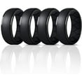 thumbnail image 1 of Mokani Silicone Wedding Ring for Men, Breathable Airflow Inner Curve, Mens' Rubber Wedding Engagement Bands, Size 13, 1 of 4