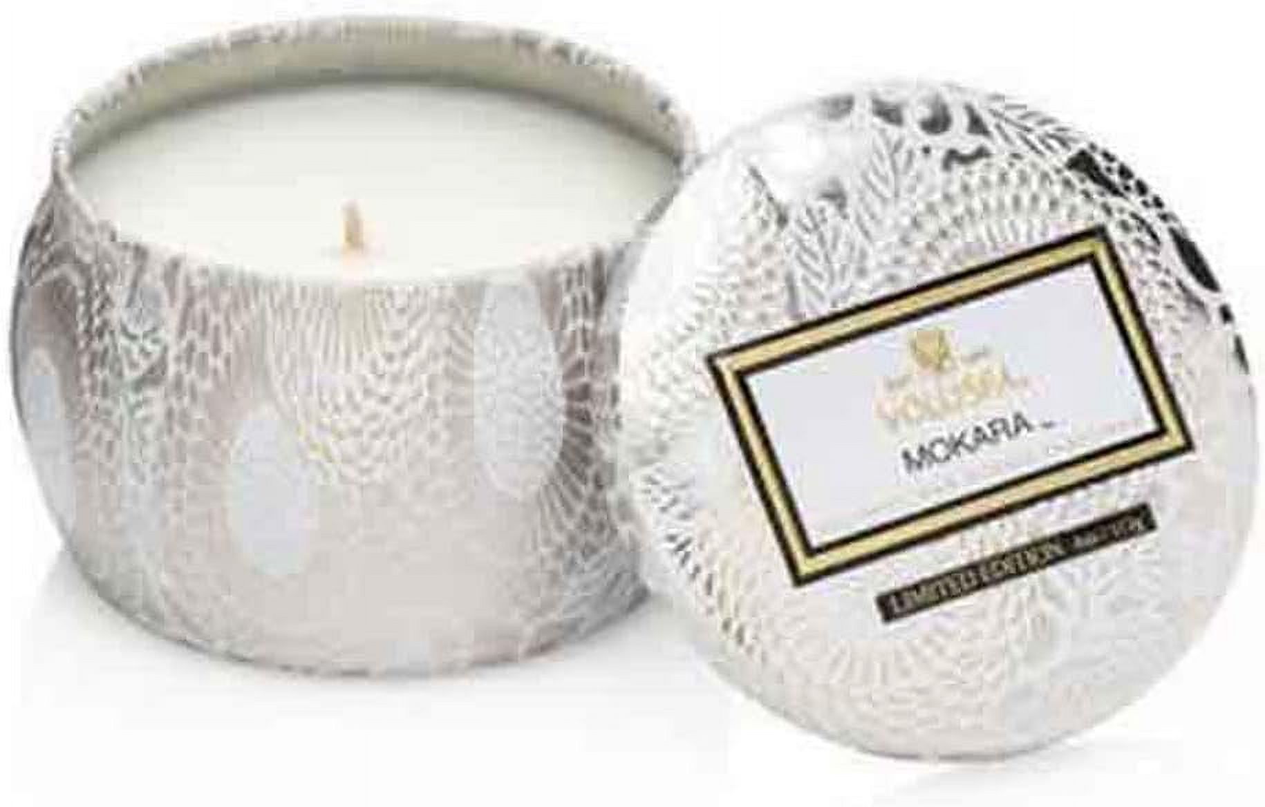 Mokara Candle Mini Tin 4 Oz. 25 Hour Burn Time Vegan Coconut