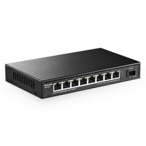 MokerLink 8-Port Unmanaged 2.5G Ethernet Switch with 1-Port 10G SFP+ Port