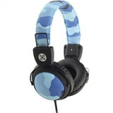 Moki Camo In-line Mic Headphones Blue - Walmart.com