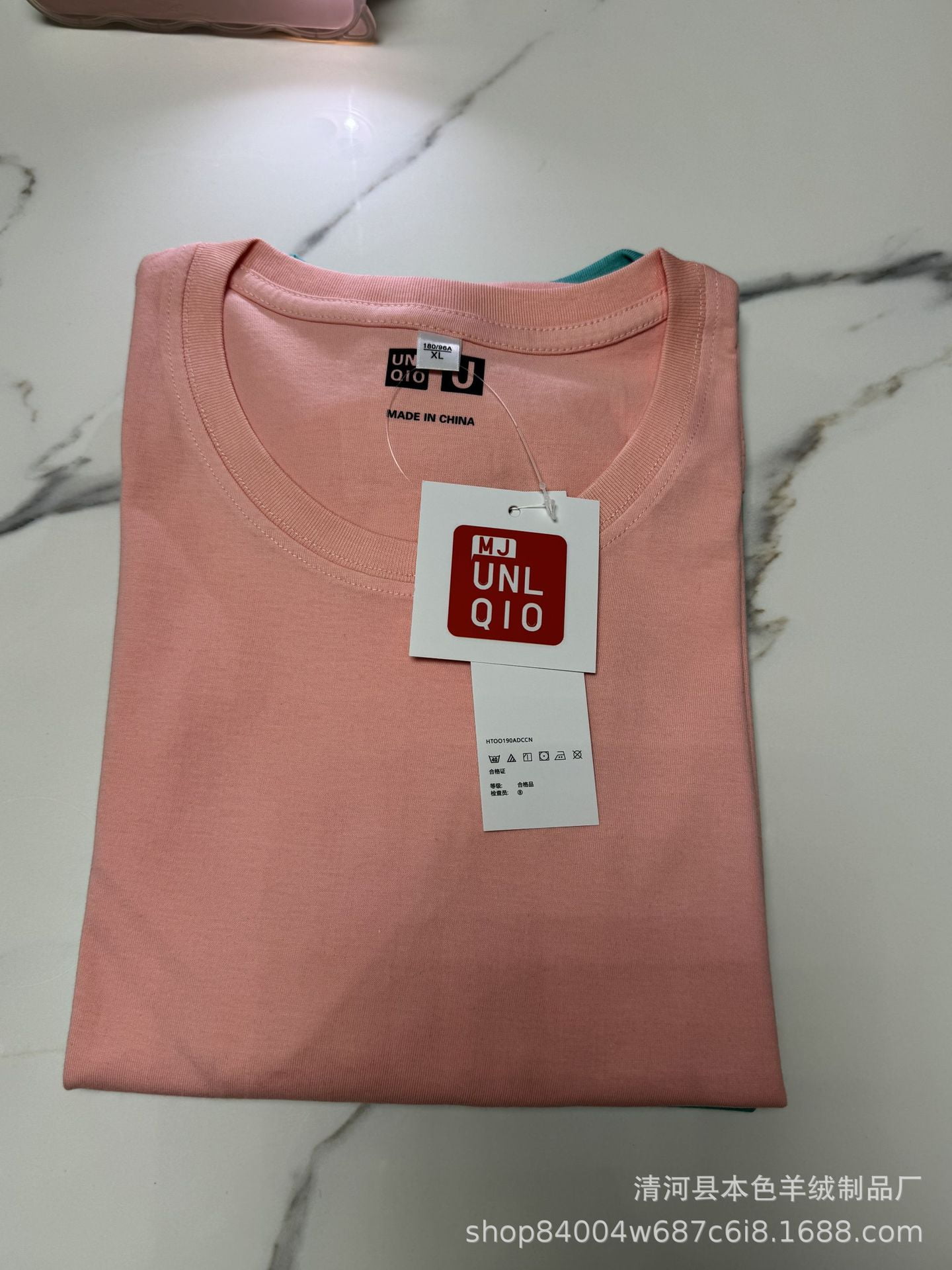 Newce shortsleeved Tshirt summer cotton candy color crew neck men‘s