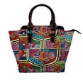thumbnail image 1 of Mola De Panama Fish Rivet Fashion One-Shoulder Women's Handbag Tote Bag, 1 of 6