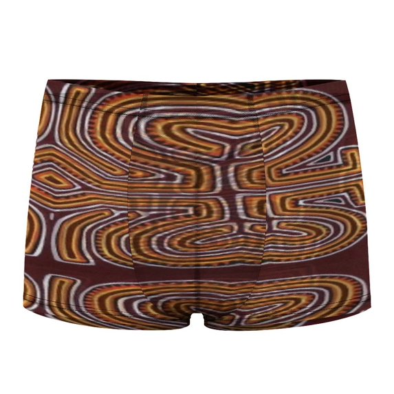 Mola De Panama Men's Mesh Boxer Briefs Cooling Breathable Sports Underwear Vertical Fly