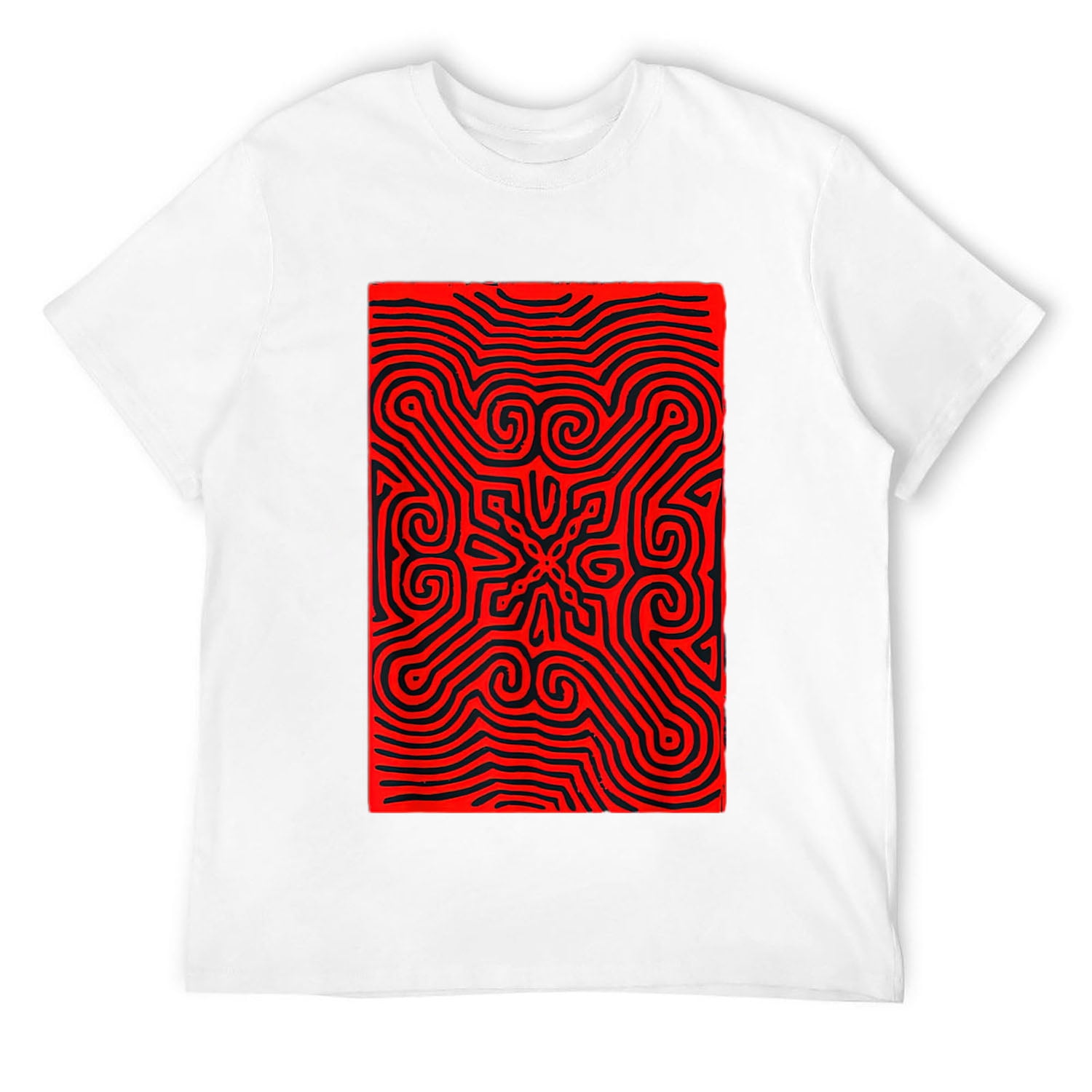 Mola design of the Guna Yala - Kuna indigenous people T-Shirt - Walmart.com