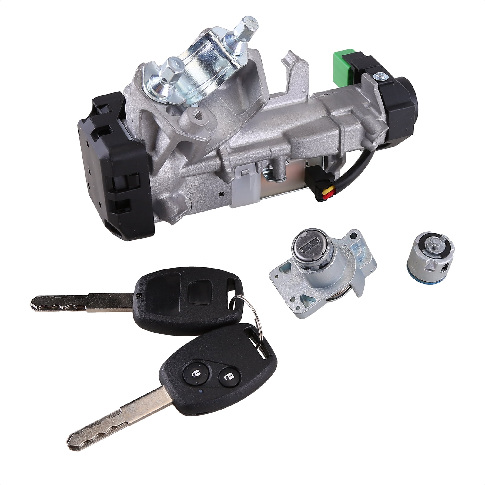 Corfhy 06350-SWN-011 Ignition Switch Lock Cylinder Steering Switch Set w/ 2 Keys Replacement for 2007-2011 Honda CRV 2007-2011