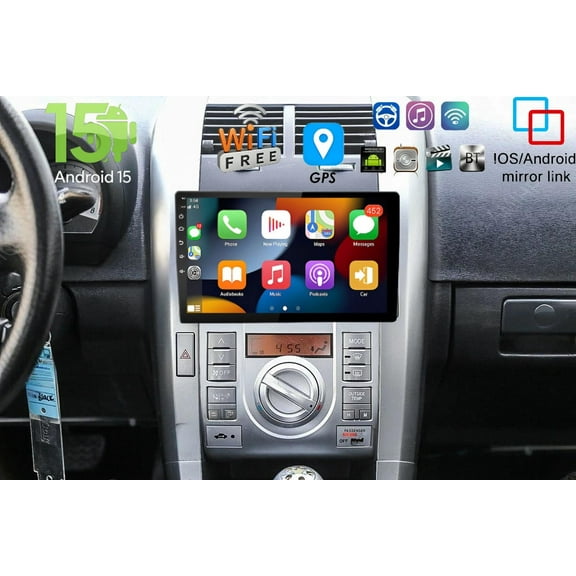 Molaner 10.1" HD Touch Screen Car Radio Stereo for Scion TC 2005-2016 Fit for CarPlay Android Auto Android 15 Bluetooth MP5 Player Mirror Link FM SWC, 4+64G