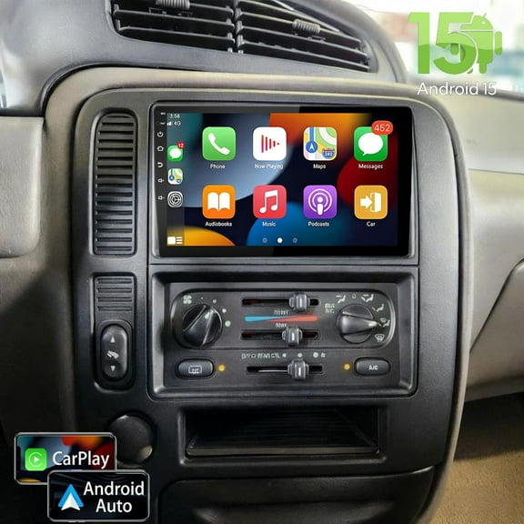 Molaner 10.1 inch HD Touch Screen Car Radio Stereo for Ford Windstar 1999-2003 Fit for CarPlay Android Auto Bluetooth Car MP5 Player Mirror Link FM Radio USB SWC, 4+64G