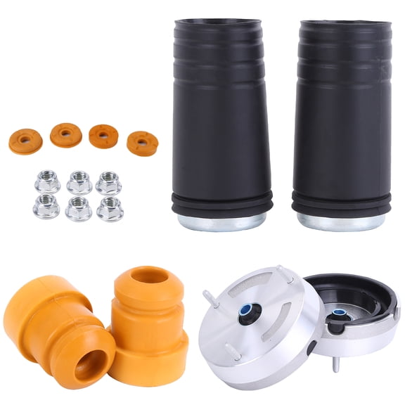 Molaner 12PCS Front Strut Mount and Bump Stop Suspension Kit Compatible with BMW X5/X6 2007-2014, Shock Absorber Mount Upper Lower Spring Pad Support Cap Replaces 31336788776 31336774738 31336776391