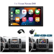 Corfhy 2+32G Android 13 Car Stereo for Nissan Navara D40, 7 inch Touch Screen Fit for Carplay Android Auto with Bluetooth FM/RDS Radio EQ WiFi GPS