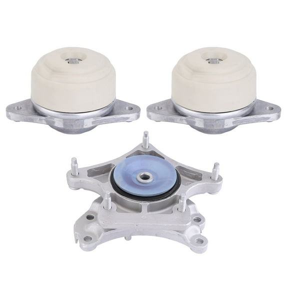 Molaner 3PCS Engine Motor Mount Transmission Mount Set Compatible with Mercedes-Benz C300/C350/S450/S550/CL550 AWD 2007-2012, Automatic Transmission Replace 2042402017 2042400618
