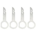 thumbnail image 1 of Molaner 4 PCS Radio Removal Tool Kit for Mercedes-Benz Ford Volkswagen, Car Trim Removal Pry Key with Easy Grip Handle and Stiff Blades, Head Unit CD DVD Host Key Disassembly Tool Set, 1 of 16