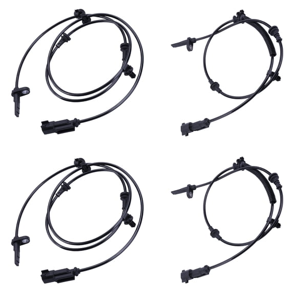 Molaner 4Pcs ABS Sensor Brake System Wheel Speed Sensor Compatible for Ford Explorer 2013-2019 Front Rear Left Right Side ABS Sensor Replace DA8Z2C190B DA8Z2C204A