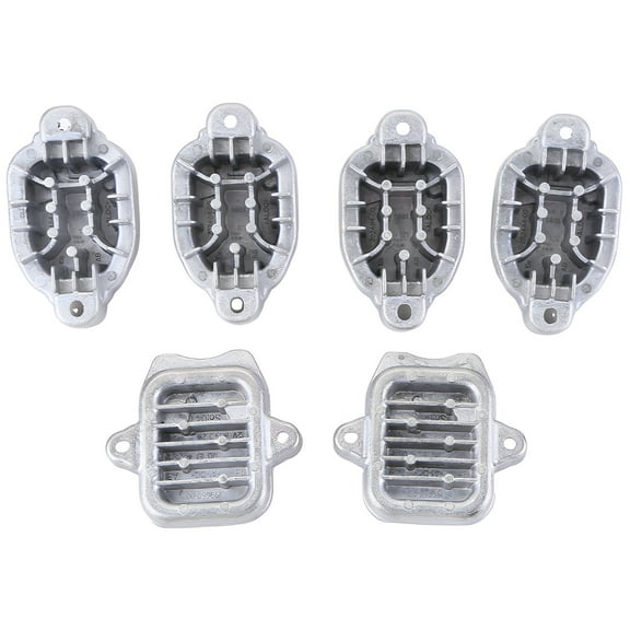 Molaner 6PCS Yellow DRL Angel Eyes Headlight LED Modules for BMW 3-Series F30 F31 F35 F80 2015-2019 Left+Right Adaptive LED Headlight Module Replaces 63117419610, 63117419615, 7419610, 7419615