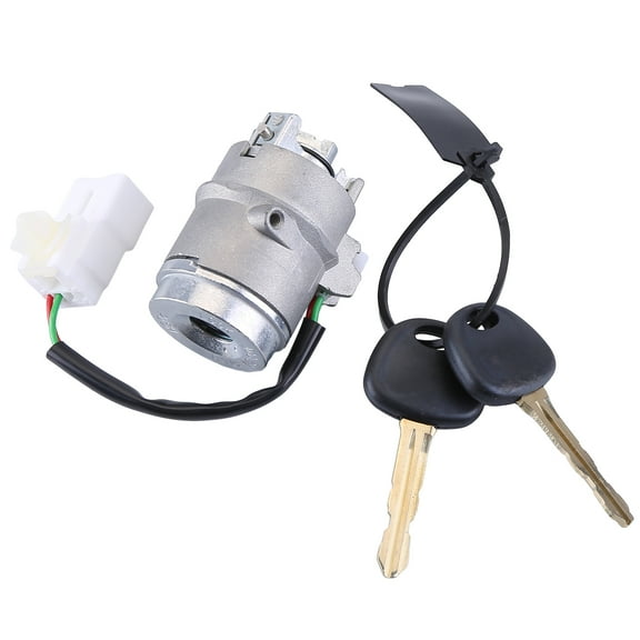 Corfhy 81920-1EA00 Ignition Lock Cylinder with 2 Key Fit for Hyundai Accent 2006-2011, Steering Column Ignition Switch Silver Ignition Switch Lock Cylinder Assembly Replacement