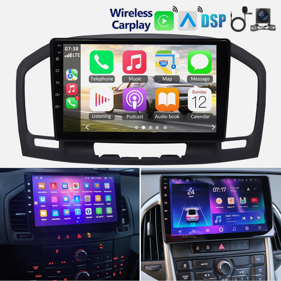 Corfhy Android 13.0 Car Stereo for Buick Regal 2009-2013 9 inch HD Touch Screen Car Audio Multimedia Receiver with CarPlay Android Auto GPS Radio Navigation Bluetooth Camera,2+32G