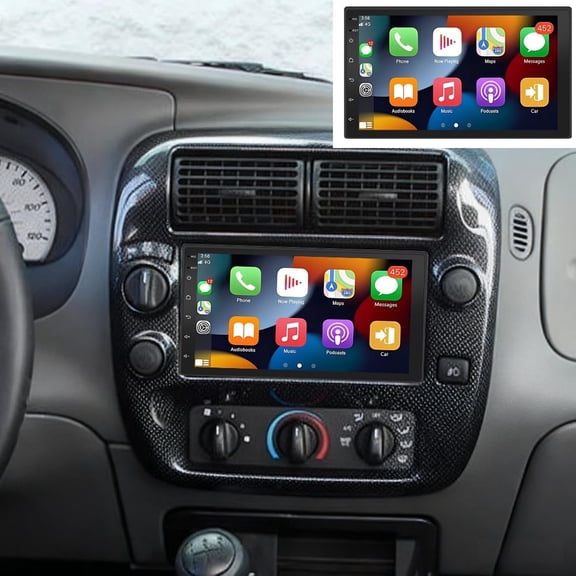 Corfhy Android 13 Car Radio for Mazda B3000 B4000 B-series Trucks 1999-2009 Fit for Carplay Android Auto 7 inch Touch Screen WiFi GPS Bluetooth SWC Mirror Link, 2+32G