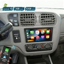 Molaner Android 13 Car Radio for Chevy S10 2003-2006 Fit for Carplay Android Auto 7 inch Touch Screen WiFi GPS Bluetooth SWC Mirror Link, 2 32G