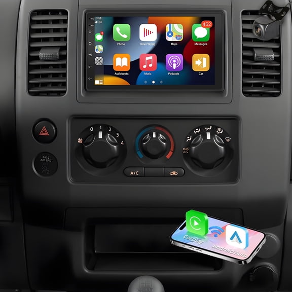 Corfhy Android 13 Car Stereo 7 inch for Nissan Frontier 2012 Fit for Carplay Android Auto Support GPS Navi WiFi Bluetooth, 2+32G