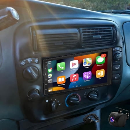 Molaner Android 13 Double Din Car Stereo for Ford Explorer 1995-2001, 7 inch Touch Screen Fit for Carplay Android Auto GPS/Bluetooth/FM/Steering Wheel Control, 2+32G