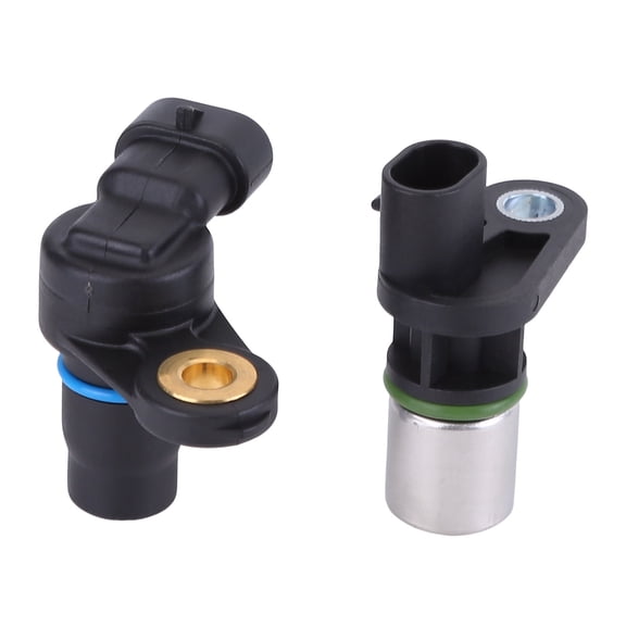 Corfhy Camshaft Crankshaft Position Sensor Set Compatible with Chevy Trailblazer 9-7x Envoy XL XUV L6 4.2L 2002-2006 Cam Crankshaft Position Sensor Replaces 12567712, 24576398, 917-713, PC134