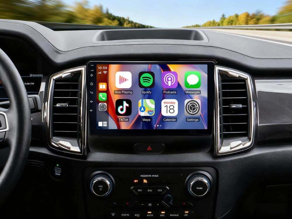 Molaner Car Radio Stereo Fit for Ford Ranger 2016-2019, 9 inch Touch ...
