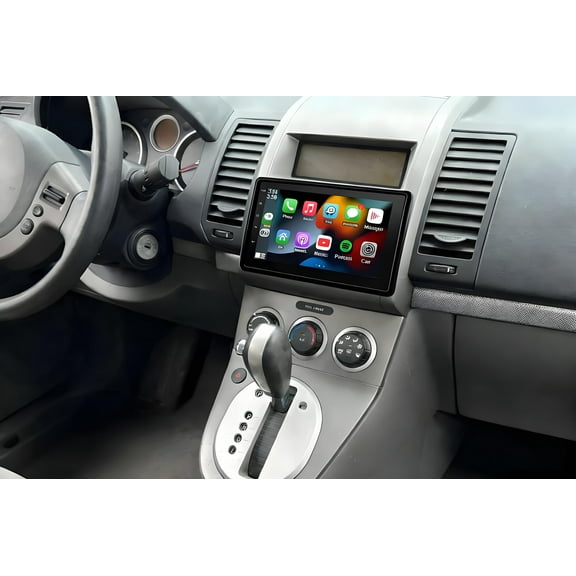 Molaner Car Radio Stereo Fit for Nissan Sentra 2007-2012, 7" Touch Screen Android 15 Fit for Wireless/Wired Carplay Android Auto GPS Navigation Bluetooth Head Unit, 2+32G