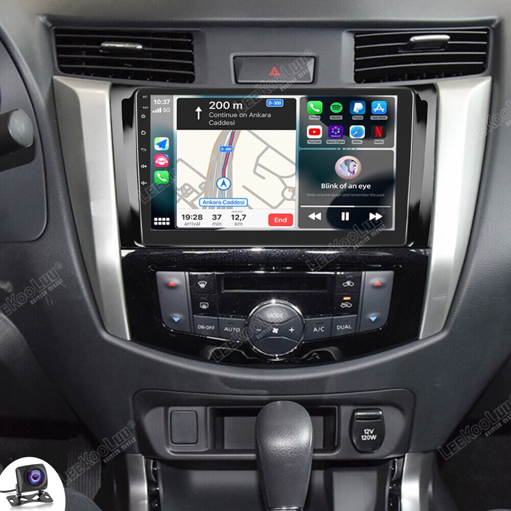 Molaner Car Stereo for Nissan Navara NP300 2016-2019 9 inch HD Touch Screen Car Audio Multimedia Receiver with CarPlay Android Auto GPS Radio Navigation Bluetooth SWC, 2+32G