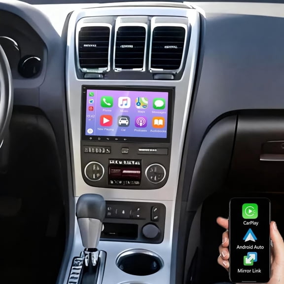 Corfhy Car Stereo for GMC Acadia 2008-2012 Fit for Wireless CarPlay Android Auto, 8" Touch Screen Android 15 Radio Bluetooth AM/FM/RDS Wi-Fi,2+32G