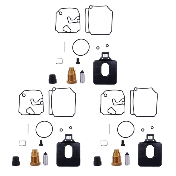 Molaner Carburetor Rebuild Kit Replacement for Yamaha 75 80 90 HP 2-Stroke Replaces 6H1-W0093-10-00