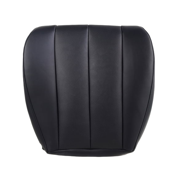 Corfhy Driver Side Bottom Lower Replacement Perforated Leather Seat Cover Black Compatible with Subaru Outback 2010-2014