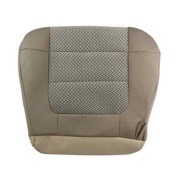 Molaner Driver Side Bottom Replacement Cloth Seat Cover Tan Compatible with Ford F150 XLT 2000-2003 Replaces FTZT02