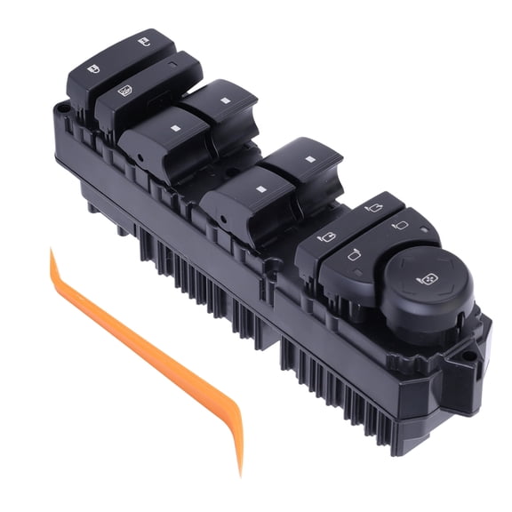Corfhy Driver Side Power Master Control Door Lock and Window Power Switch Fit for Chevy Silverado Avalanche 2007-2013, for GMC Sierra Yukon, for Cadillac Escalade 2007-2014 20835553 DWS1004 15093440