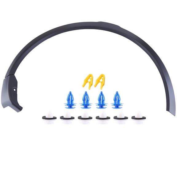 Corfhy Front Passenger Side Fender Trim Molding Fit for Land Rover Discovery Sport 2015-2019, Front Right Side Molding Fender Wheel Arch Trim LR123729 LR061972