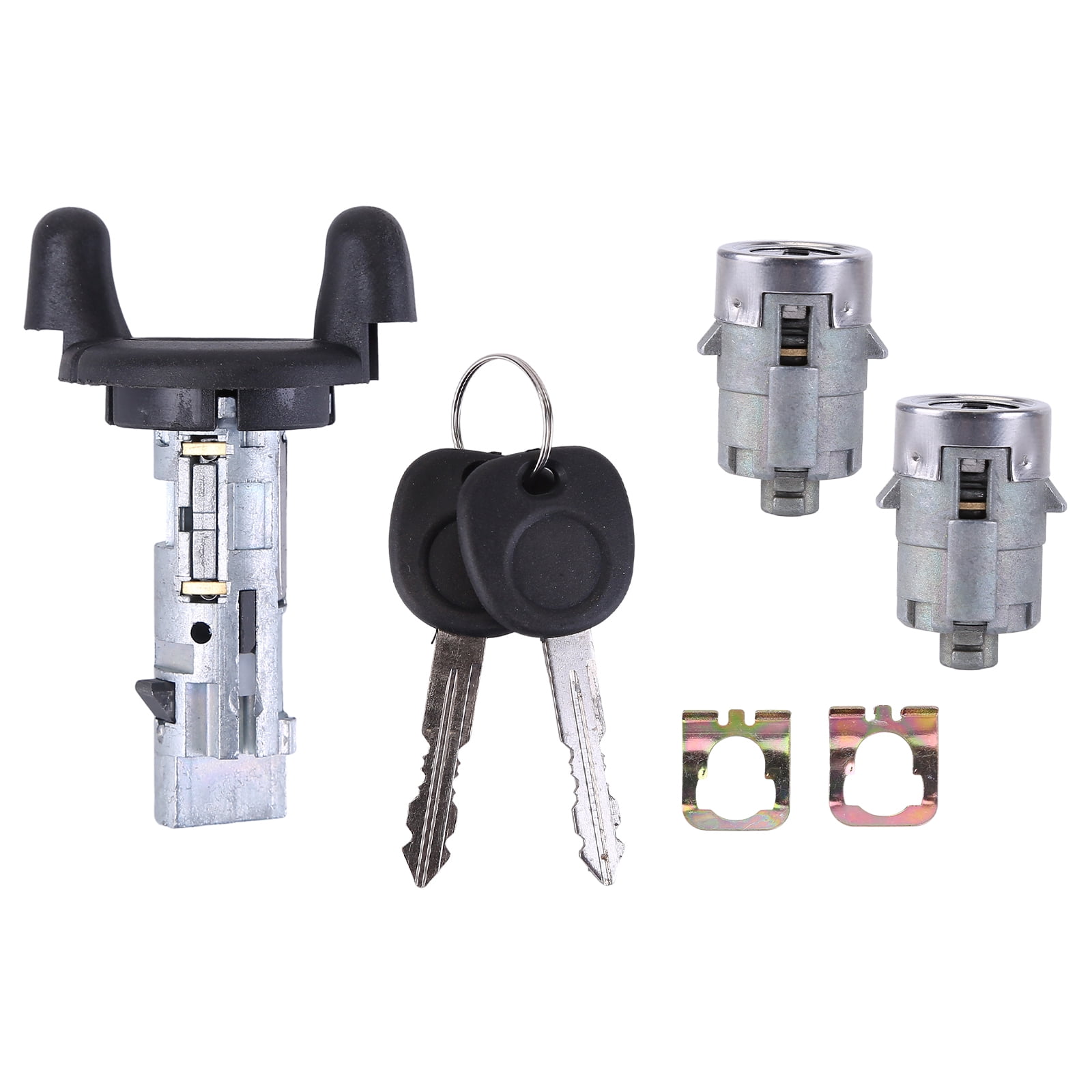 Molaner Ignition Switch Lock Cylinder and Door Lock Cylinders Key Kit ...