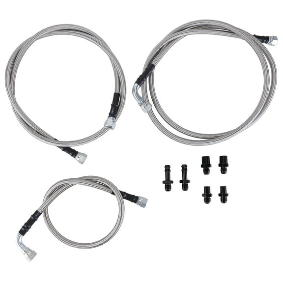 Molaner Transmission Oil Cooler Hose Line kit Compatible with Dodge Ram 2500 3500 1996-2002 5.9L with 47RE Transmission