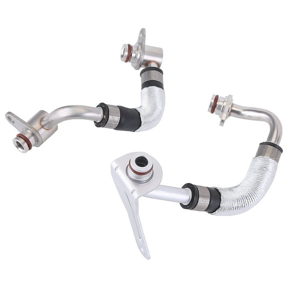 Molaner Turbocharger Coolant Line Set for BMW X1 X3 X5 E84 F25 F15 xDrive28i 2X Replace 11538663516, 11538663517