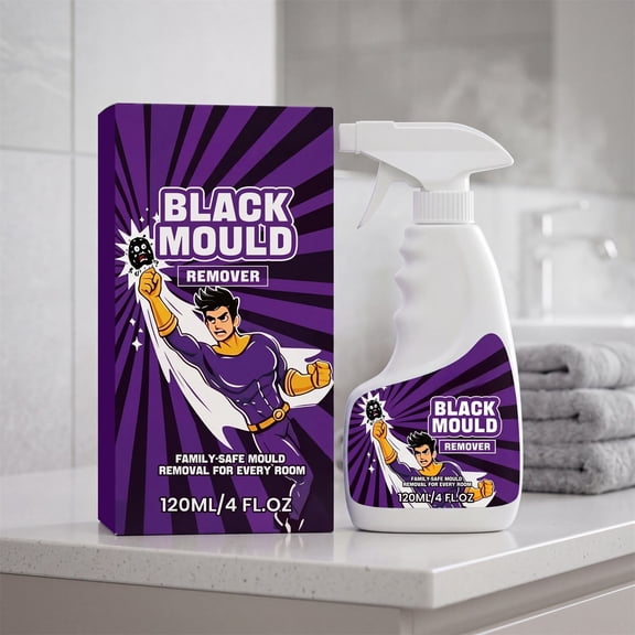 Mold Cleaner & Mold Stain Remover for White Walls, Household Mold Spray for Bathroom, Kitchen, Living Room Wall Surface Stain Removal