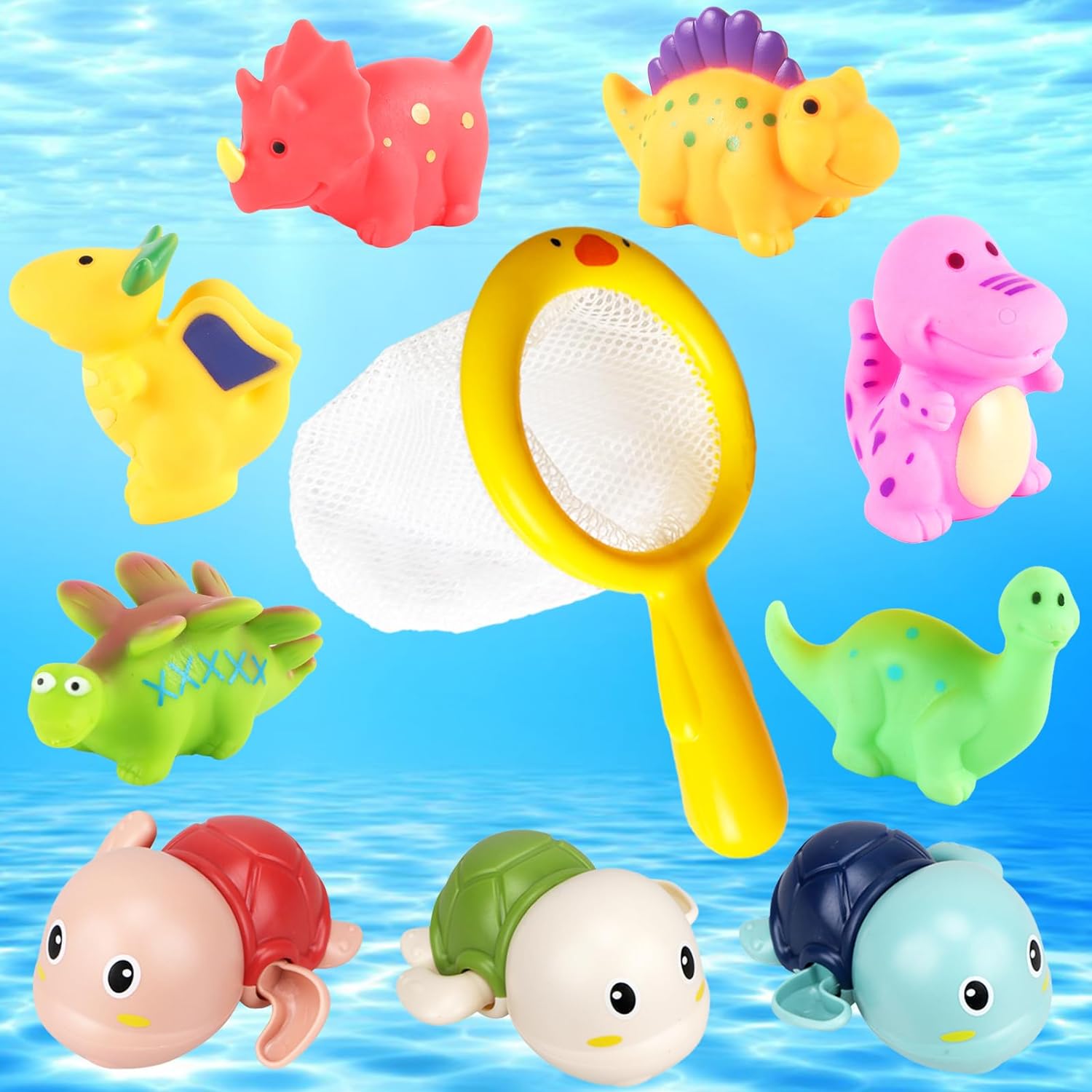 MoldFree Bath Toys for Kids Ages 13 Toddler Bath Toy Set with