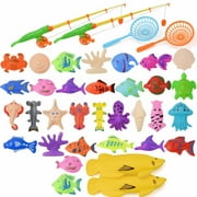 Mold Free Bath Toys Summer Children's Fishing Toy Pool Set Kids Playing Water Boys And Girls Toys Bath Toys For Kids Ages 0-12 96
