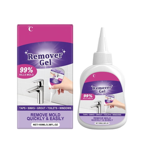 Mold Gel Cleaning Gel, Deeply Penetrating Cleaner for Mold Stains on Washing Machines, Bathroom Tiles, and Walls (100g)