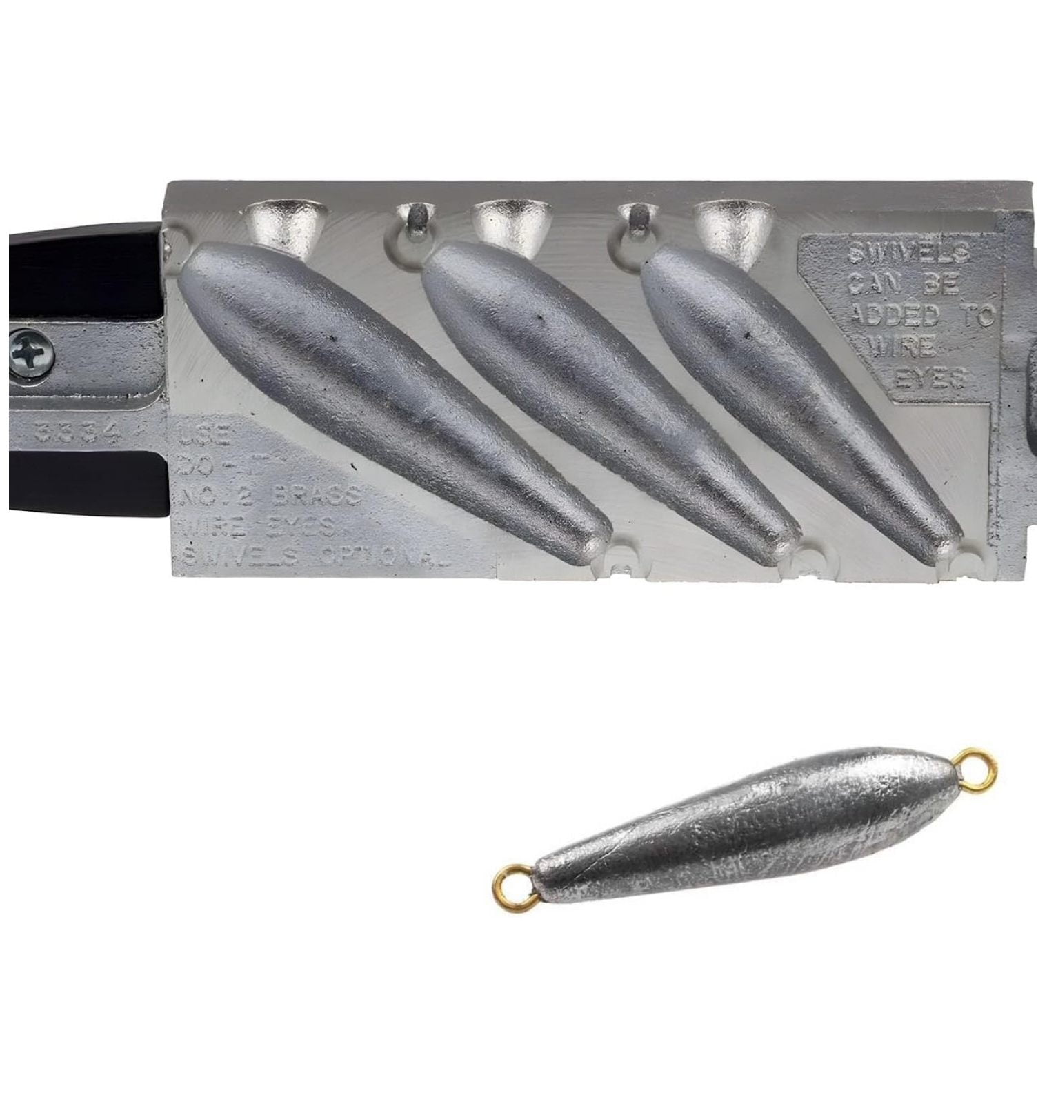 Do It Mold In-Line Trolling Sinkers 3, 4, 5oz INT-345B Lead