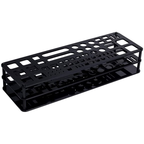 Mold Making Tools Storage Box Gunpla Tools Storage Box Model Building Tool Organizer for Tools Storage 63 Holes Shelf Craft Tools Rack Stand